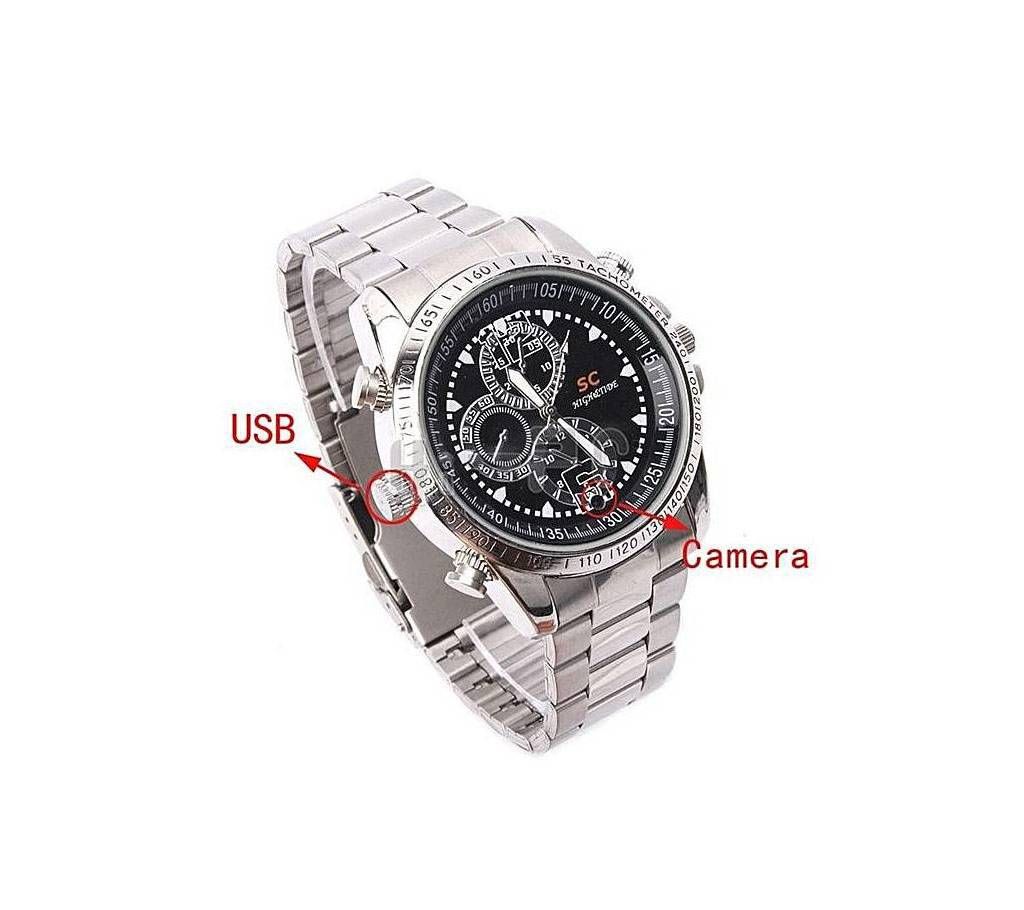 Spy Camera Watch HD 32GB - Silver