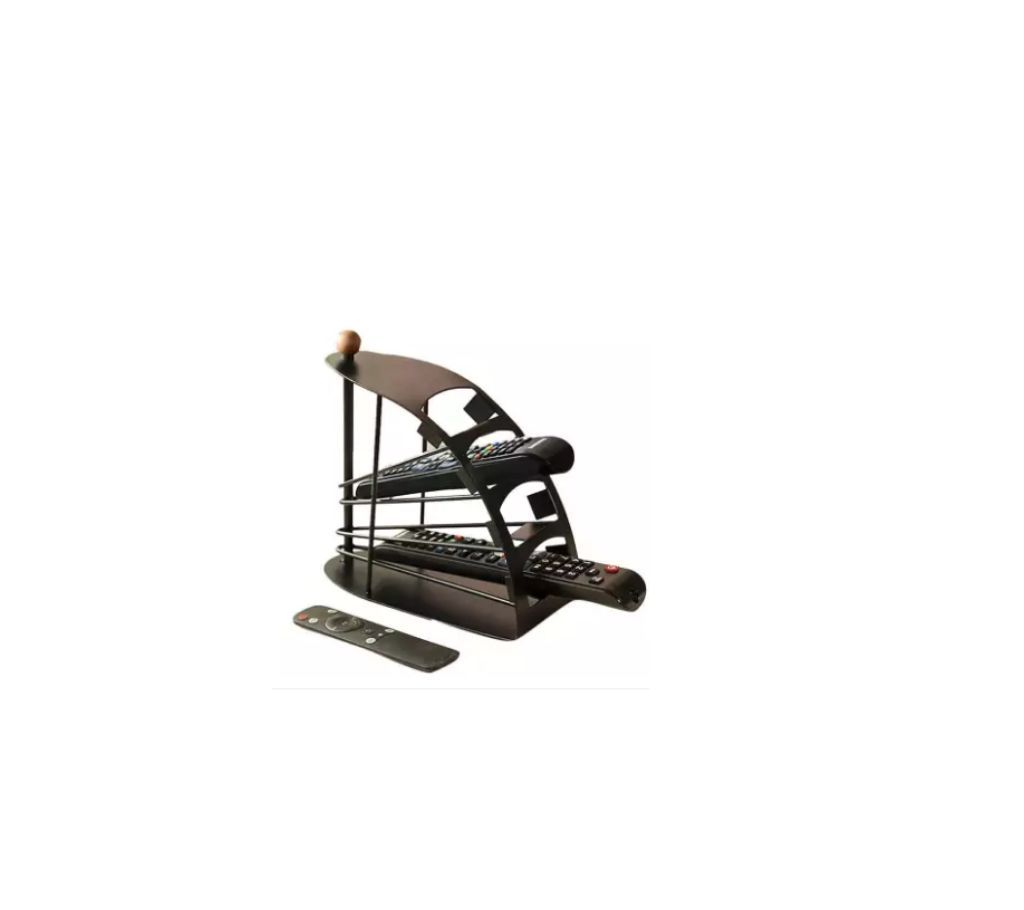 4 Layers Remote Control Stand  Black