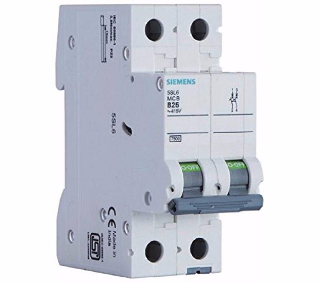 32A 2 Pole Miniature Circuit Breaker
