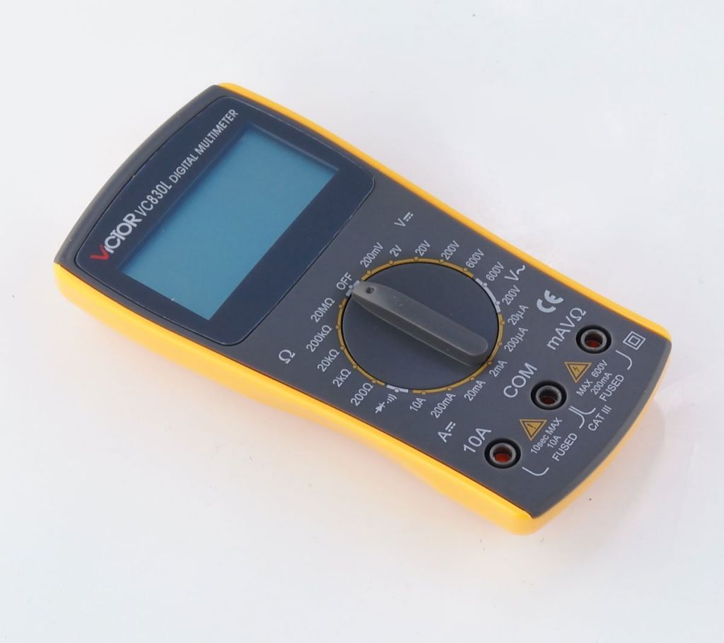 Handheld 3 1/2 Digital  VICTOR VC830L  Multimeter 600V AC/DC MeterHandheld 3 1/2 Digital  VICTOR VC830L  Multimeter 600V AC/DC MeterHandheld 3 1/2 Dig