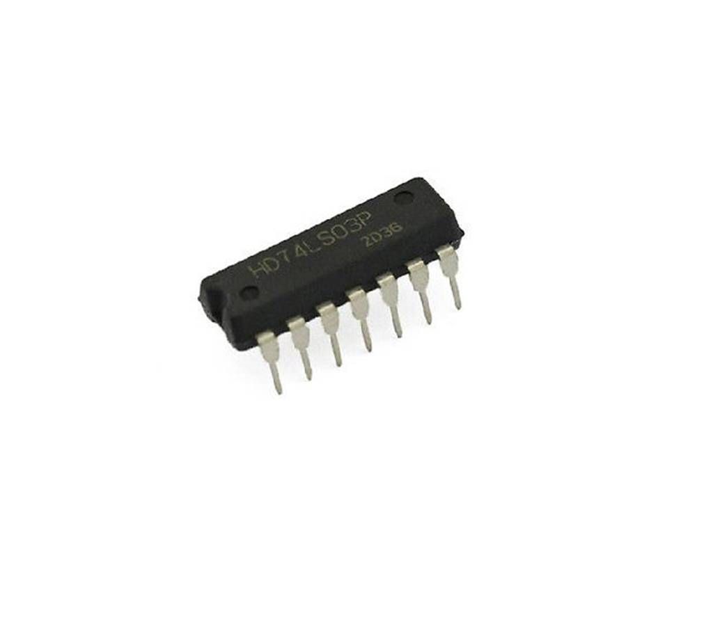 IC 74LS03  2-input NAND gate