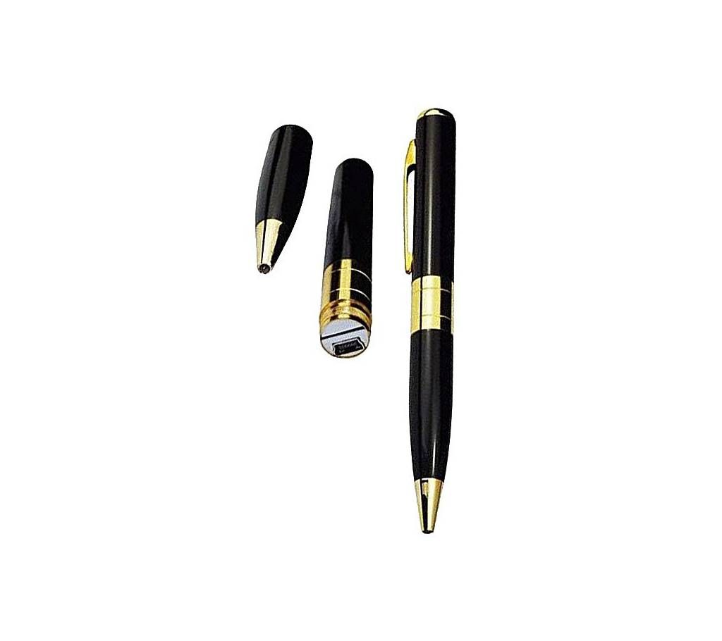 Spy Pen Camera HD 32GB Memory Card Supported - Black and Golden