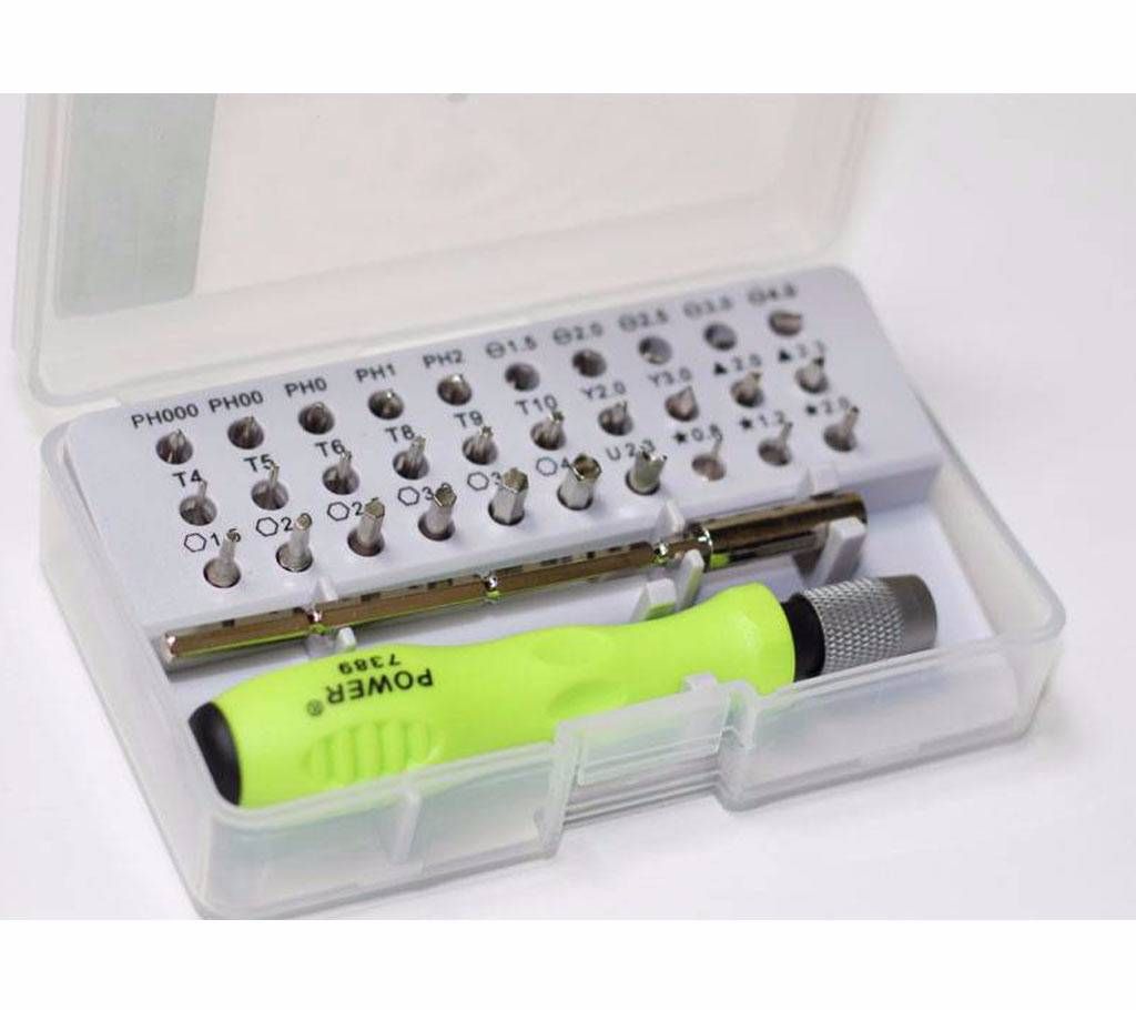 30 in 1 POWER 7389C Multi-Purpose Screwdriver Kit