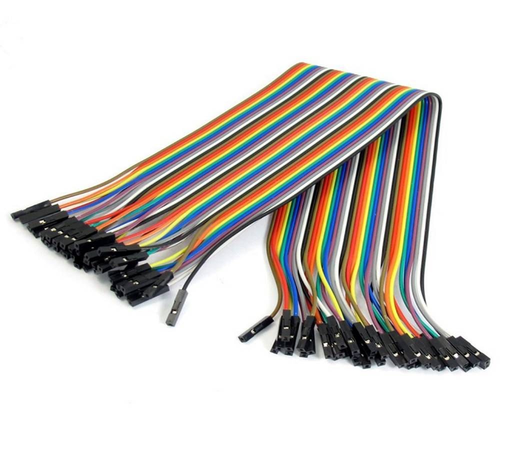 1 x 40 piece Female to Female Jumper Wire