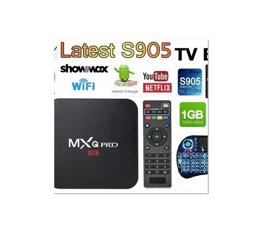 ANDROID TV BOX WITH REMOTE