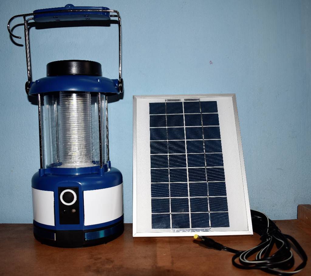 Portable Lighting System With Solar Panel