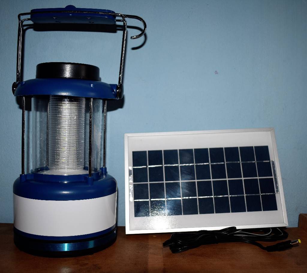 Portable Lighting System With Solar Panel