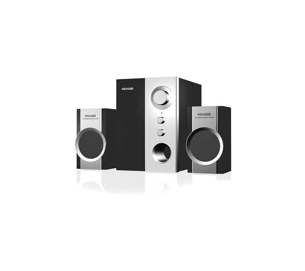 Speaker - M590 Multi-media  Black and Silver (Microlab)