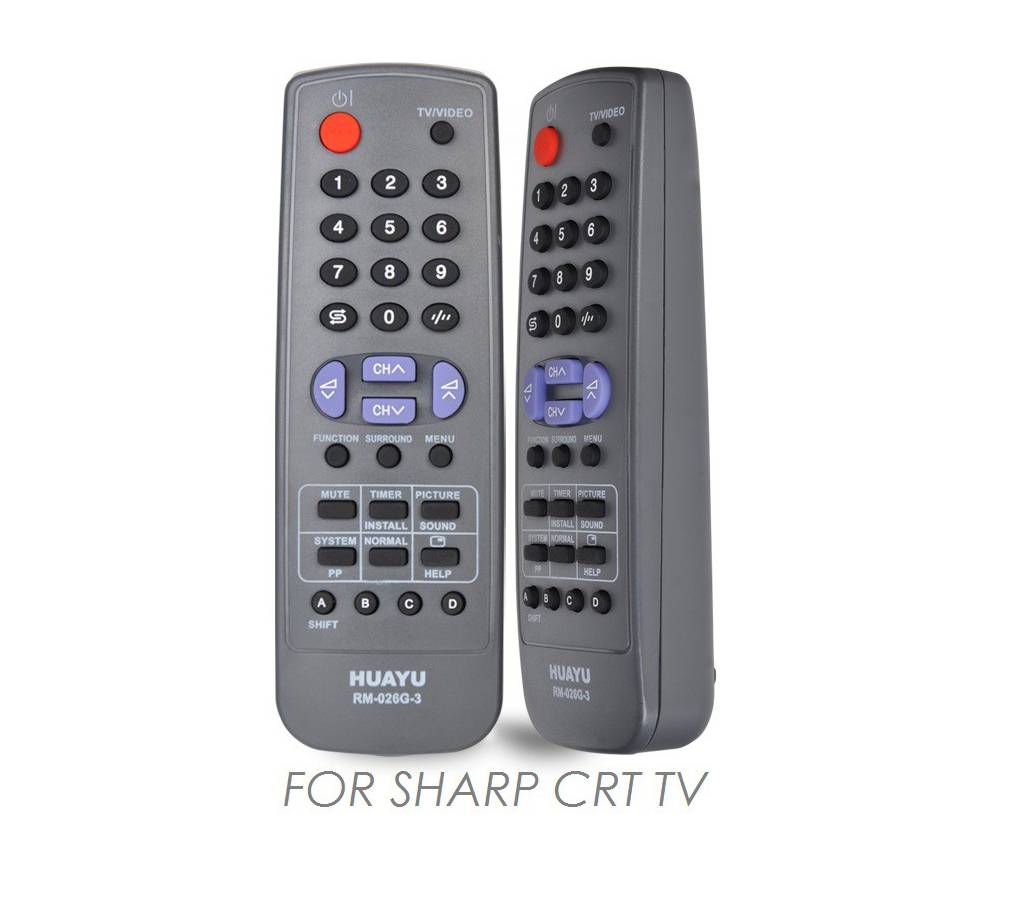 sharp tv remote control system