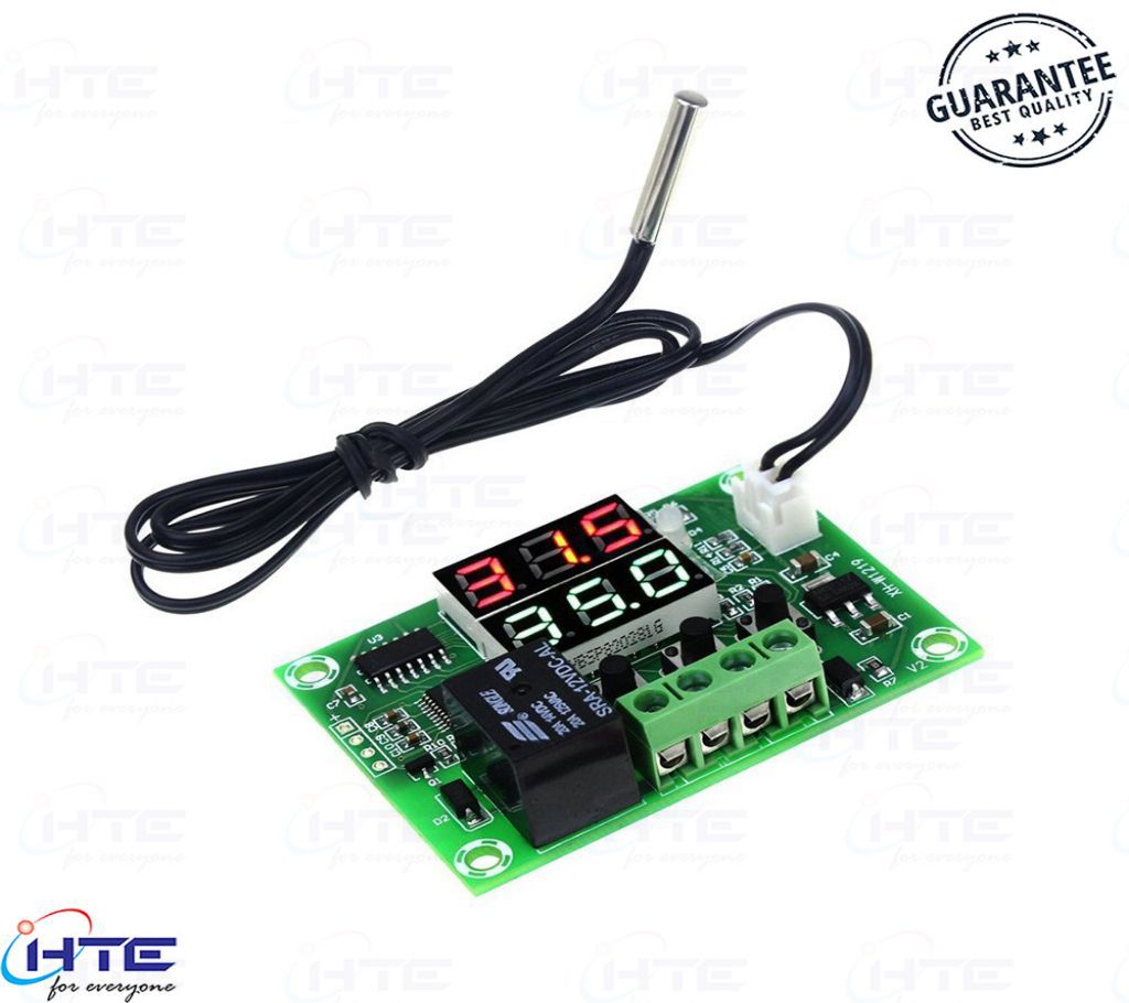 XH-W1219 DC 12V Dual LED Digital Display Thermostat Temperature Controller
