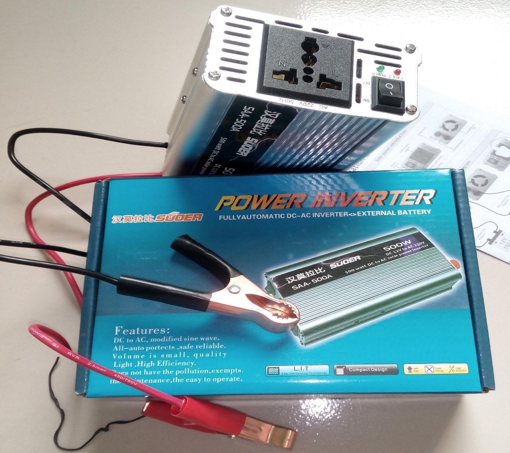 Power Inverter or Converter 500 Watt or Solar Power Inverter