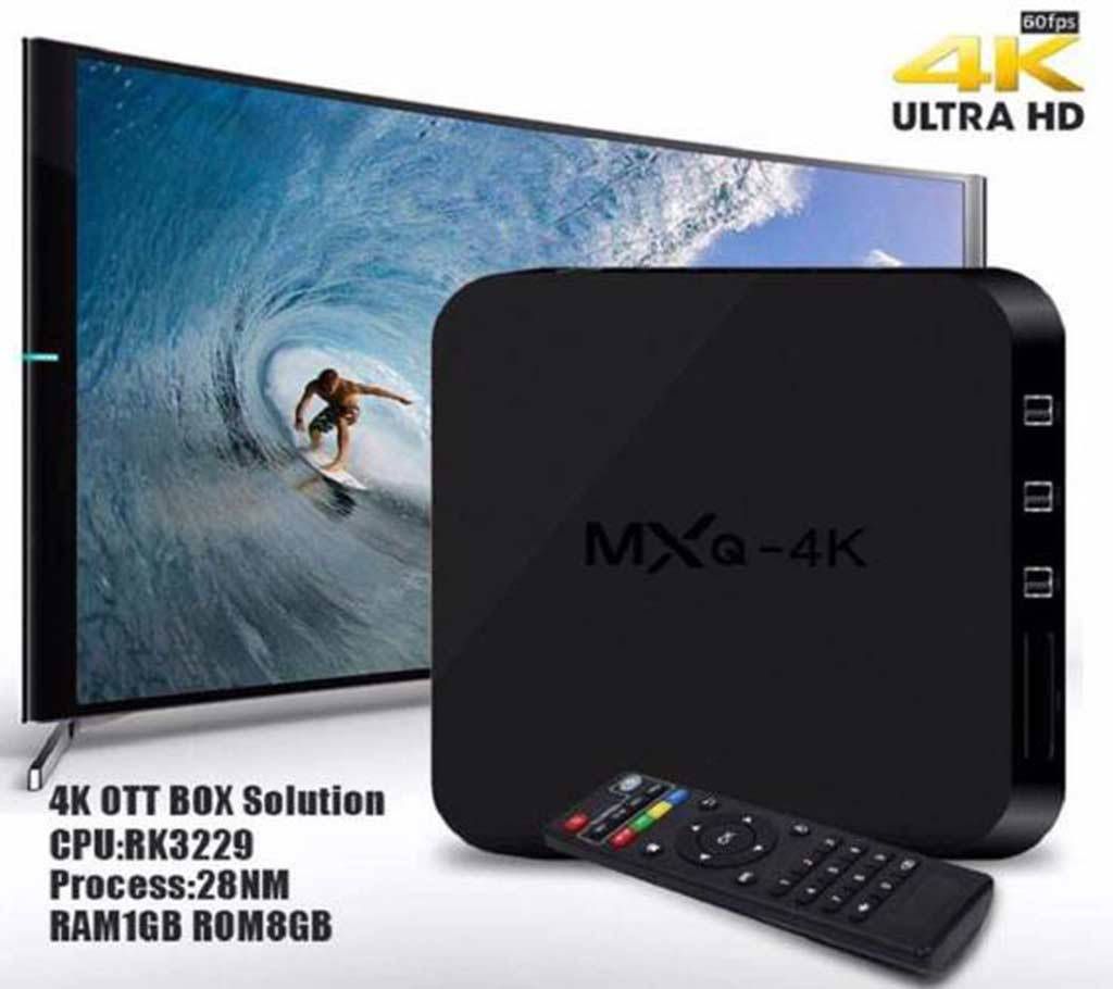 MXQ PRO android 1GB UHD 4K smart TV