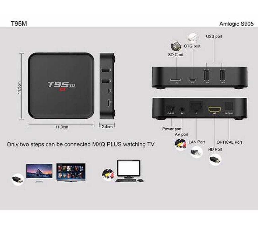T95M 4K Android TV Box 