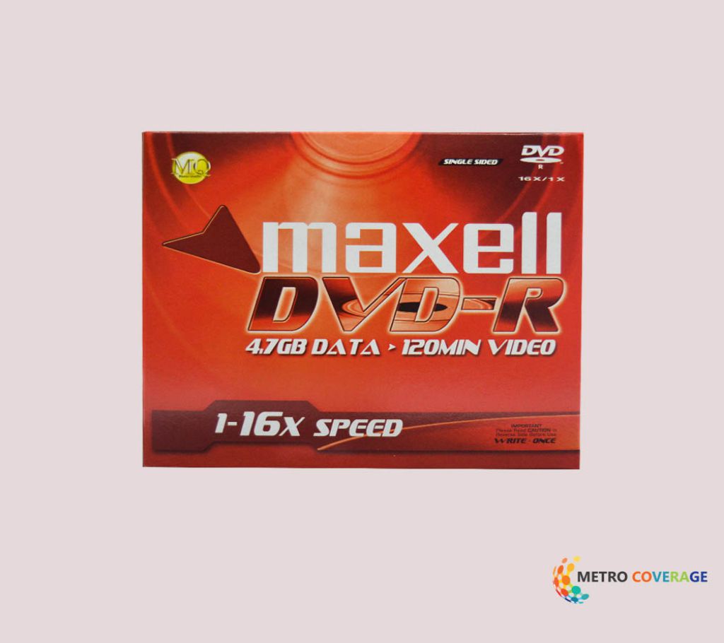 Maxell DVD 1 Box 10 Pcs Tk. 320 Per Pcs