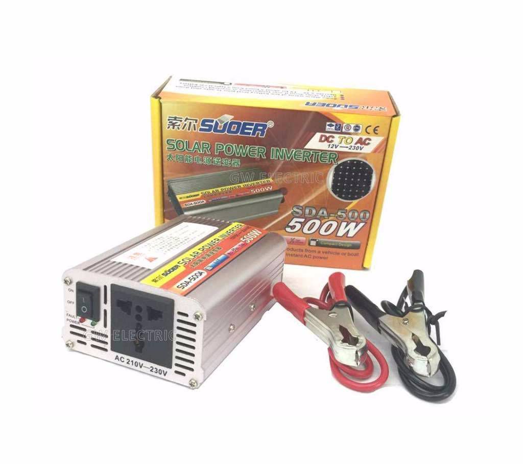 SUOER (SDA-500A) 12V DC To 220V/110V AC Power Inverter