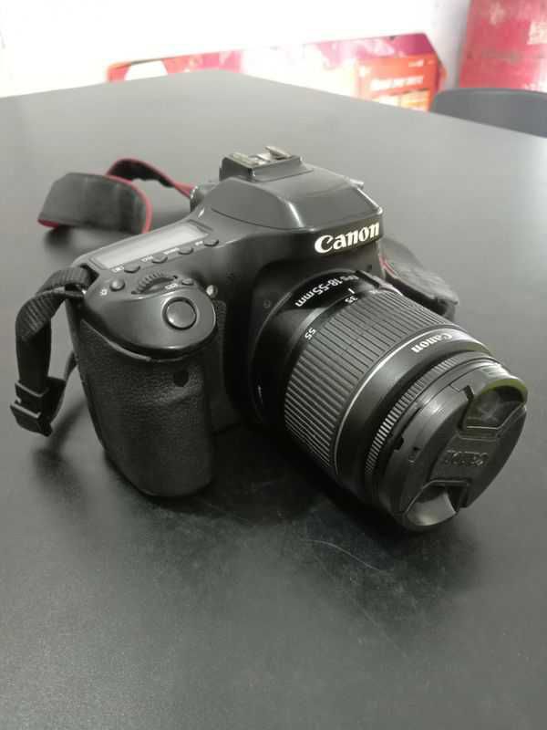 Canon 80D body with kit lens