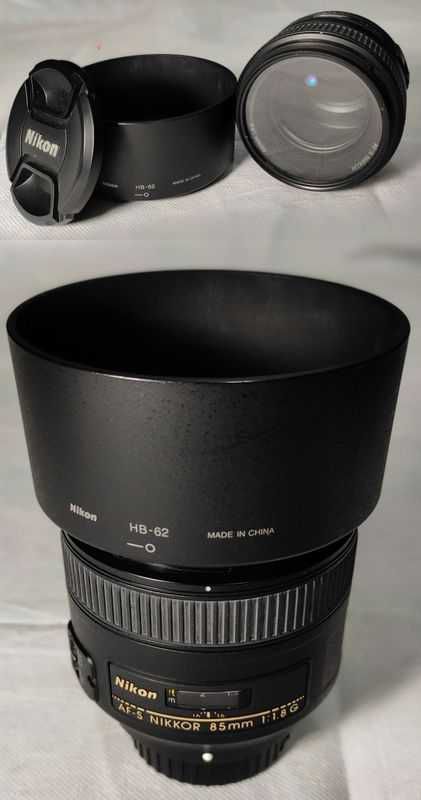 "Nikon AF-S NIKKOR 85mm f/1.8G Lens"