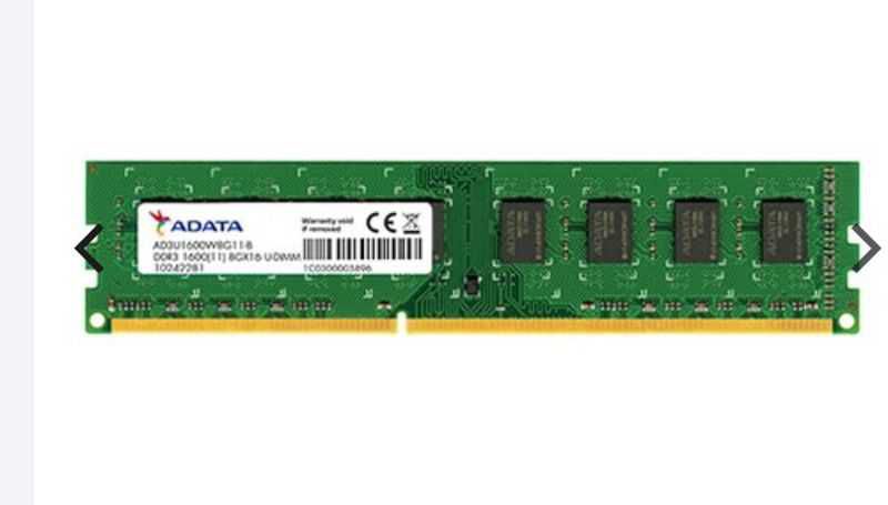 ADATA DDR3 4GB 1600MHZ DESKTOP RAM