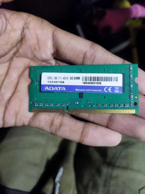 DDR3-L 1600 MHZ 4 GB