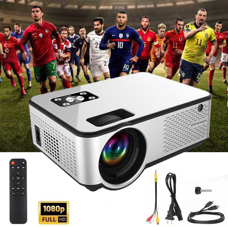 Cheerlux C9 2800 Lumens Mini Led Projector with Built-in TV