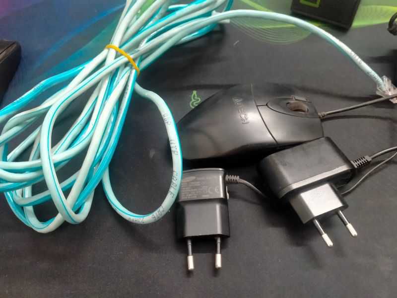 sound box, wifi cable, adopter, charger, laptop cooler, mouse Combo