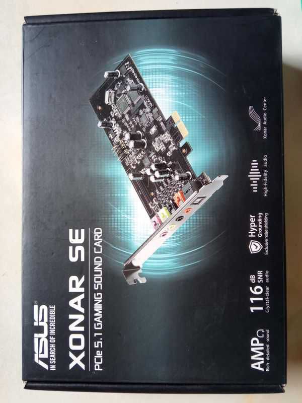 xonar SE 5.1 PCIe gaming sound card