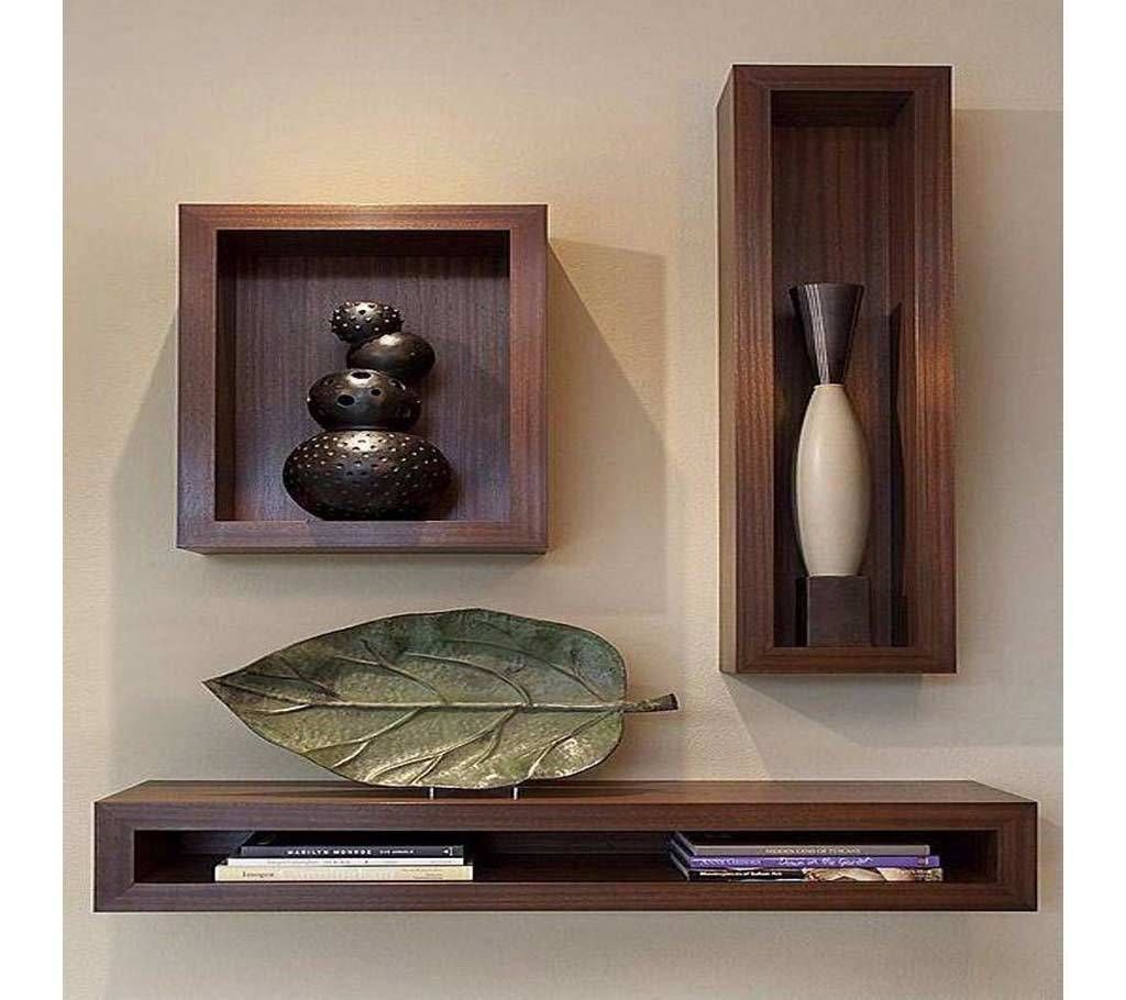 Canadian Oak Wooden Wall Shelf 