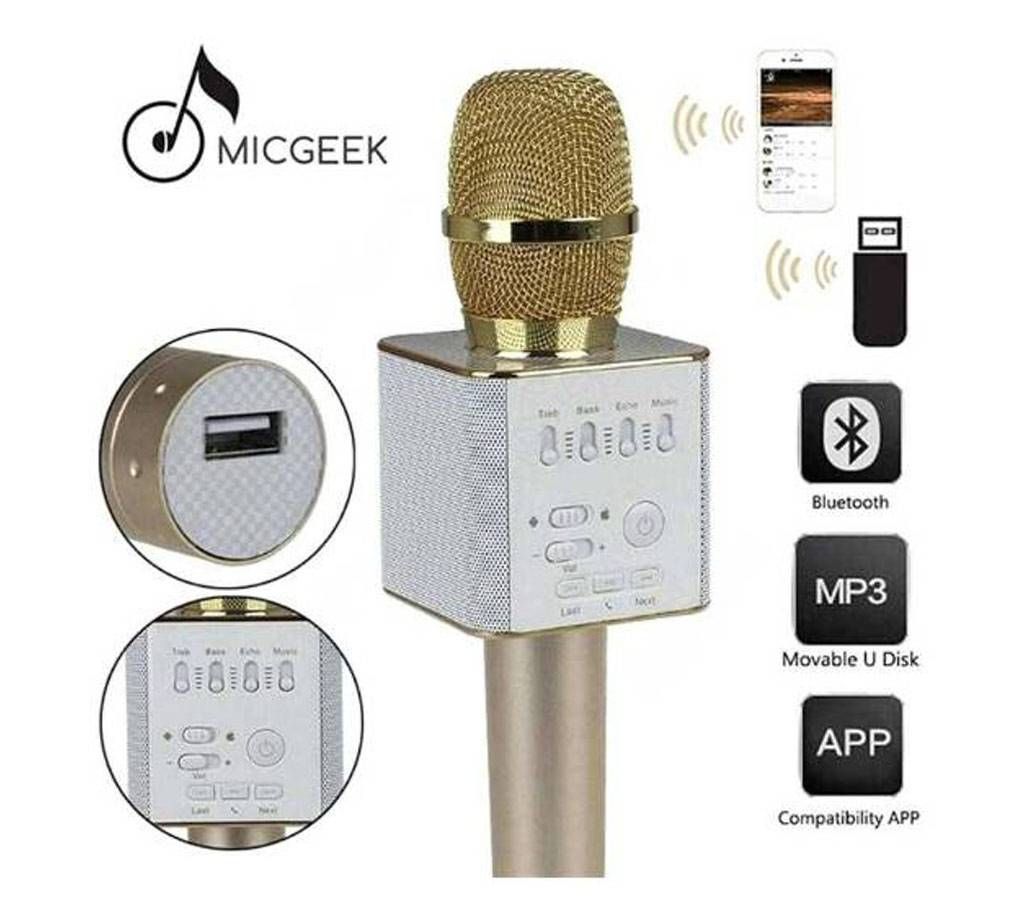 TUXUN Q7 karoke Bluetooth microphone 