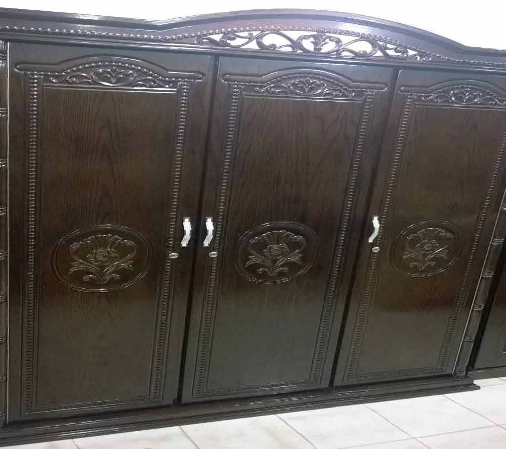 Malaysian Wooden Triple Palla Almirah