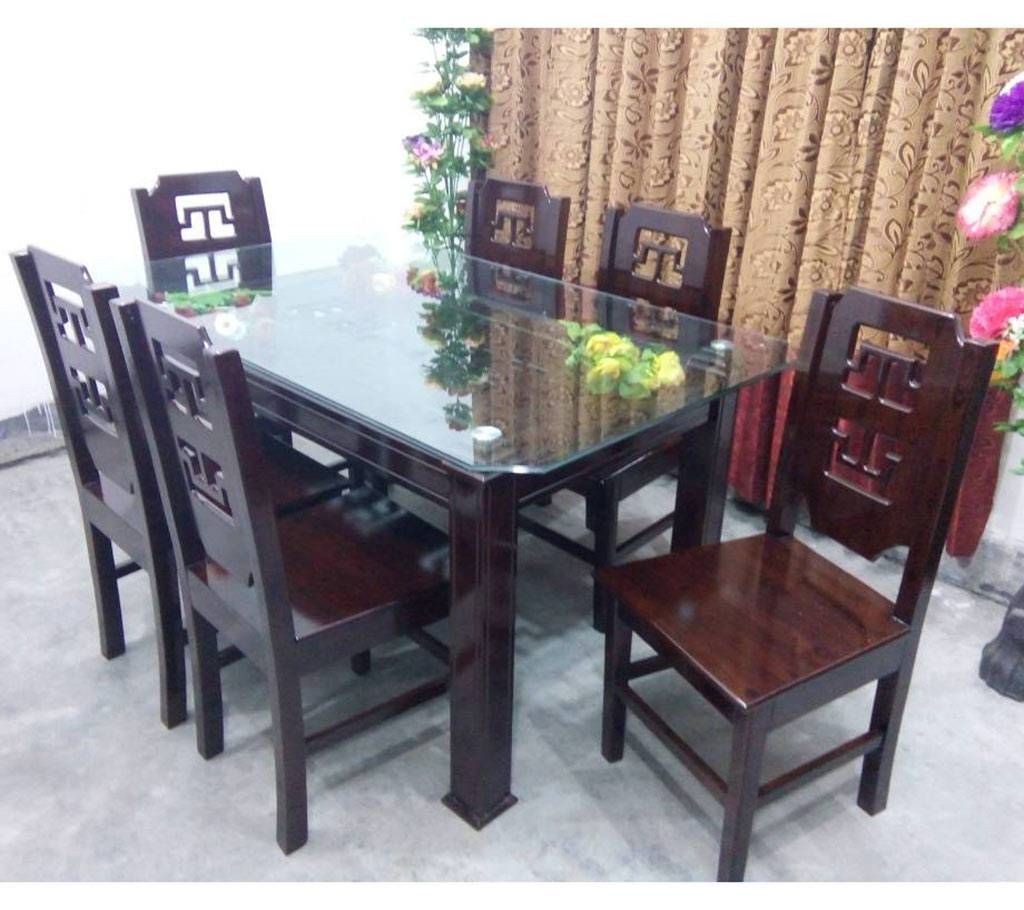 Malaysian Wood DINING Set (6+1) :DI 13