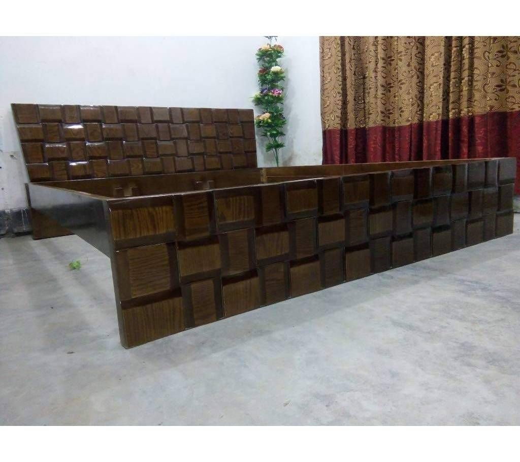 OAK wood Semi-Box Queen Size Double Bed: BD 19