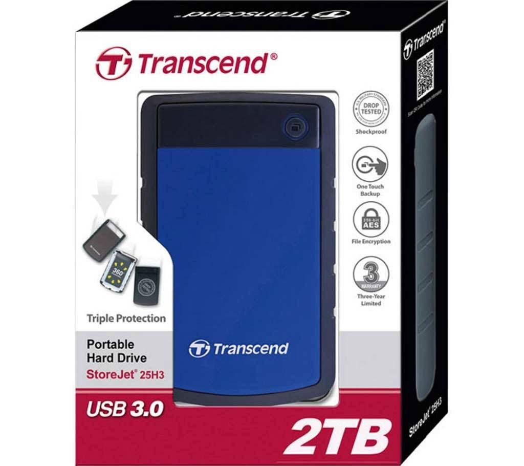 Transcend Storejet 25H3 2TB USB 3.0 hard disk 