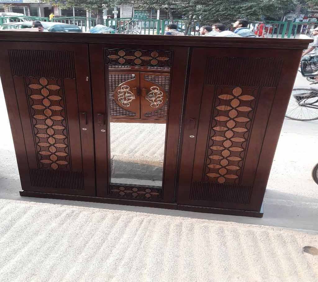 Malaysian MDF Wooden 3 Palla Almirah