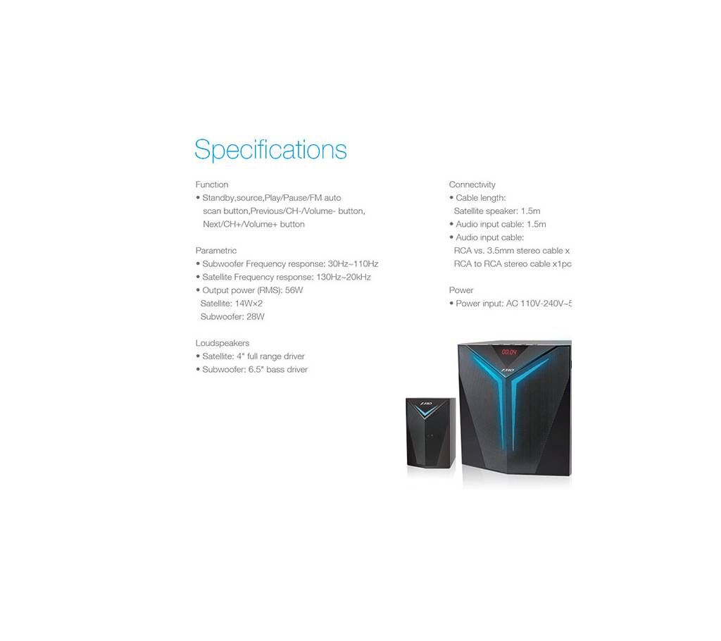 F&D 560X ব্লুটুথ স্পিকার Bluetooth speaker
