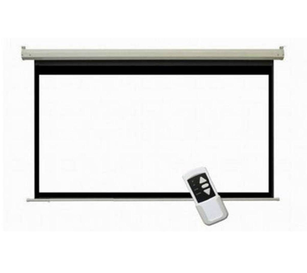 Electric Remote Projector Screen  70″X70″