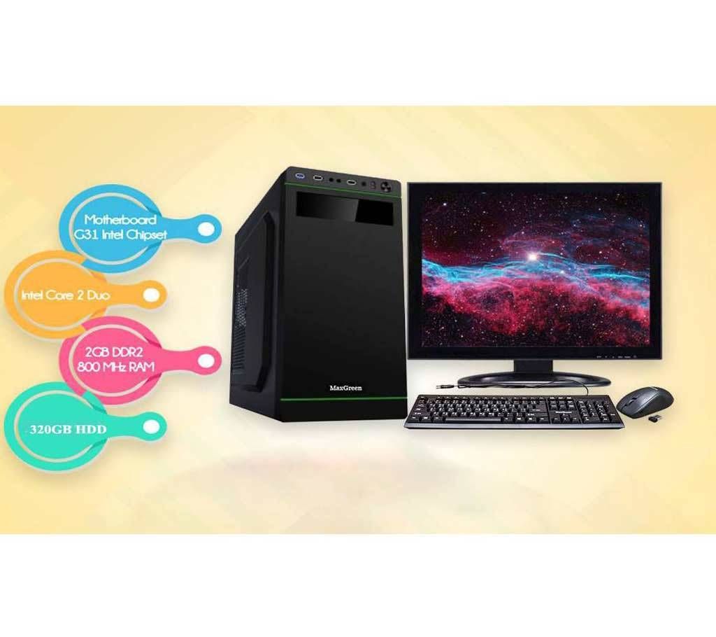 Desktop Computer Package - Intel Core 2 Duo+320 GB HDD+RAM 2 GB with 17" LED