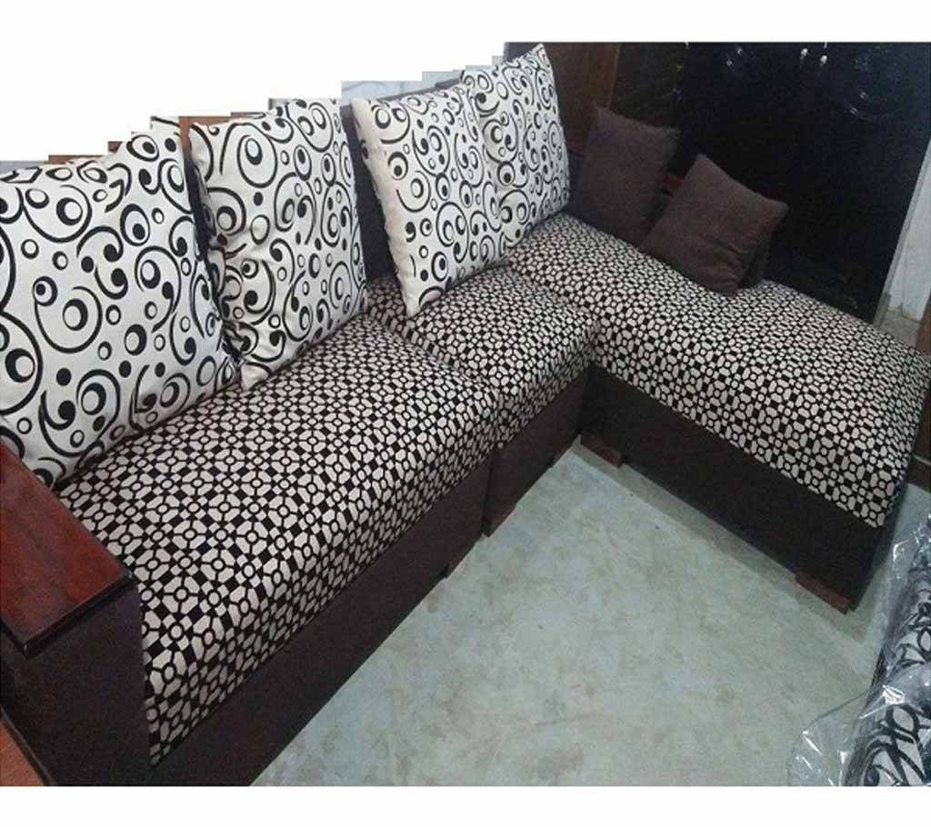 L shape corner sofa set