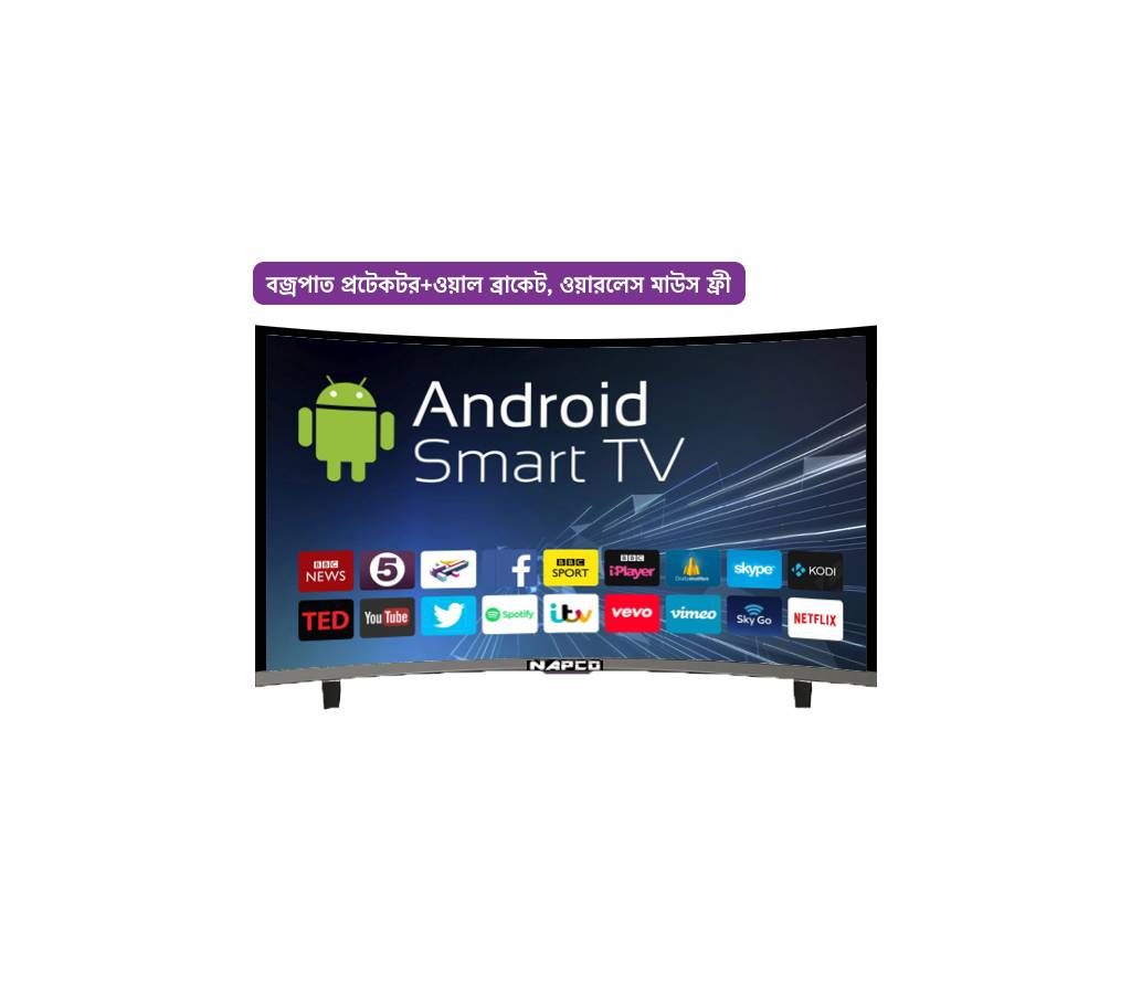 32'' Napco Curve Smart WI FI LED TV