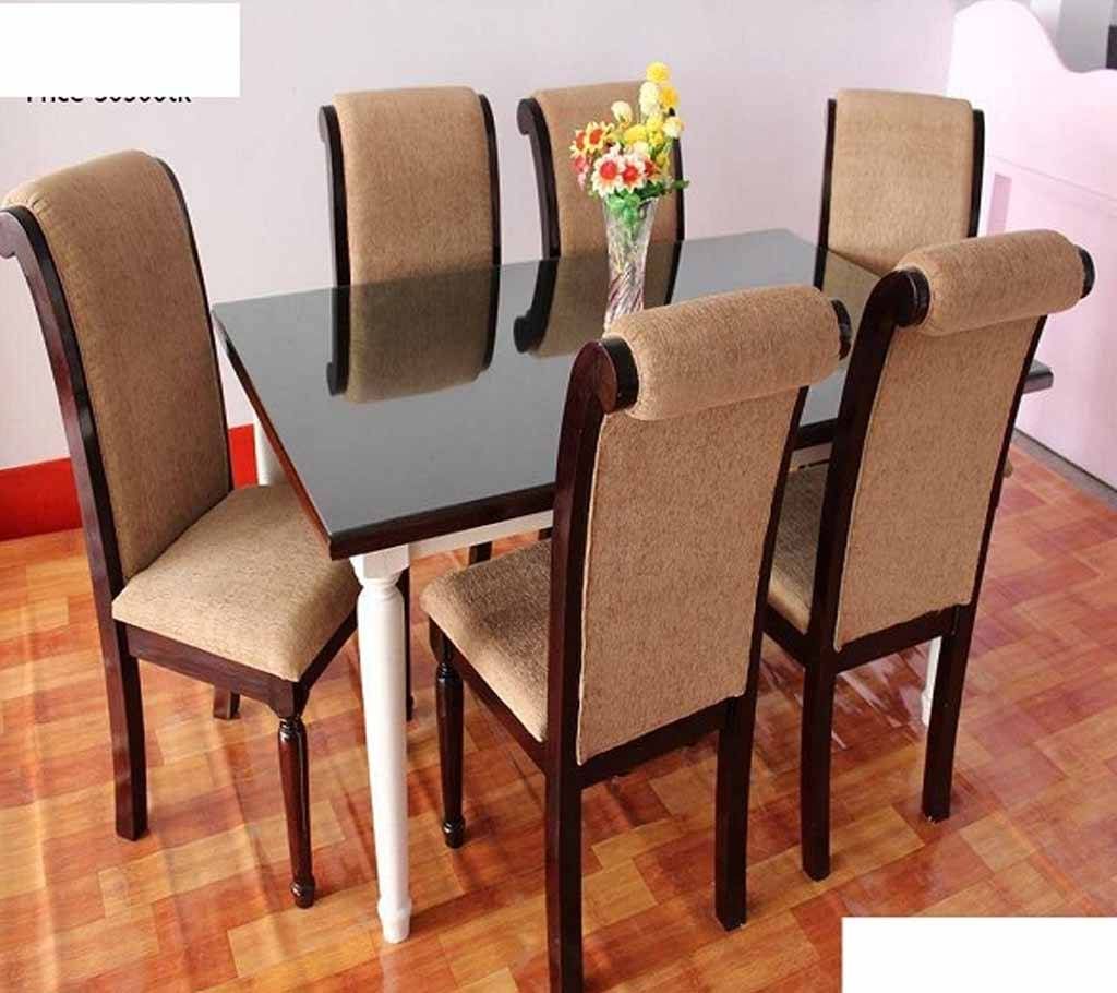 Dining set with 6 pieces 
