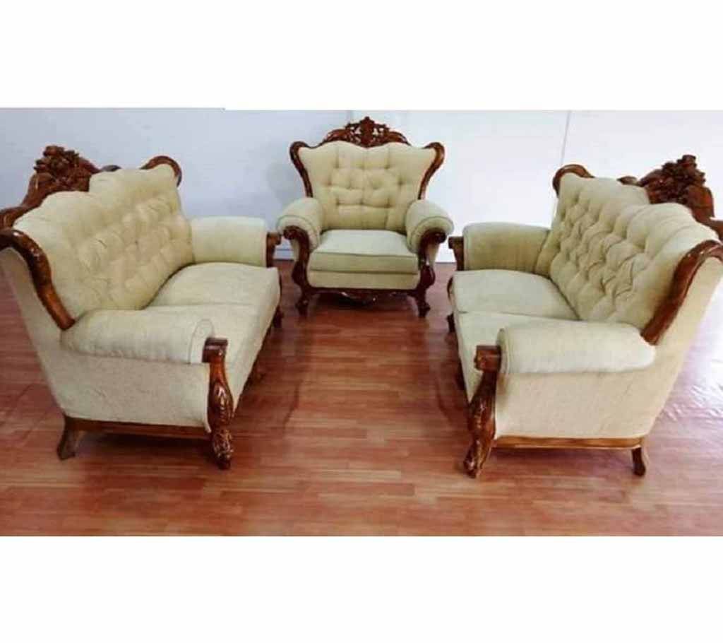 Teak Wooden sofa set 5 seater 