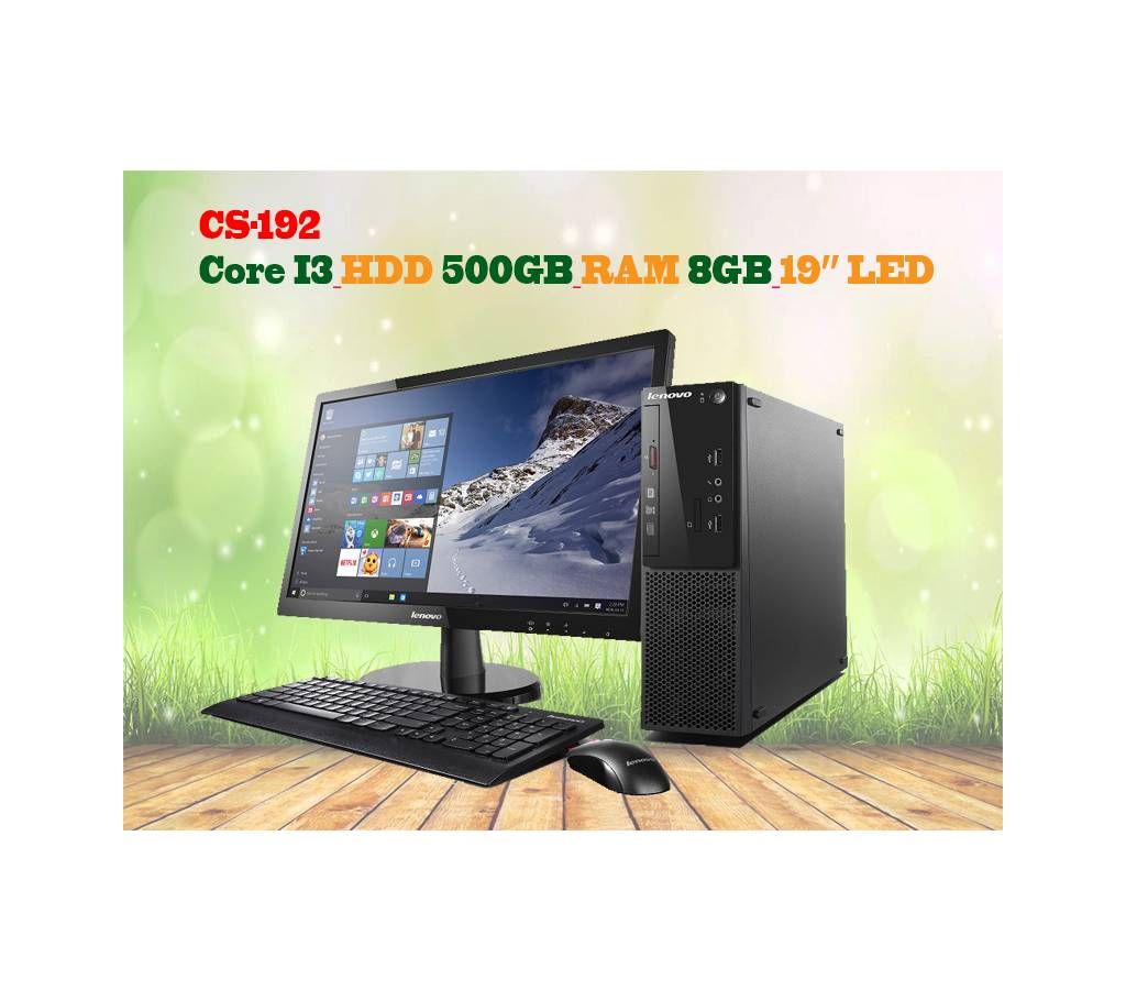 RAM 8GB_HDD 500GB_CORE I3 & 19' LED