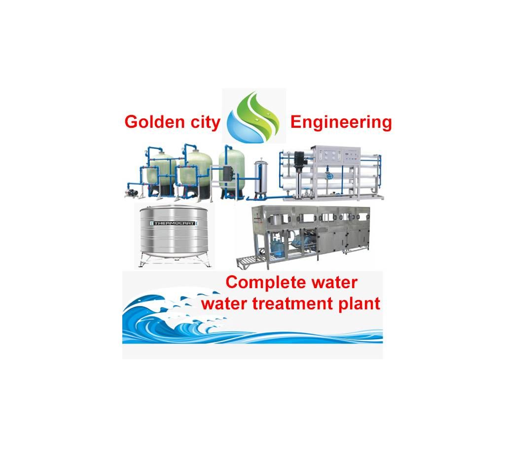 Industrial water treatment plant