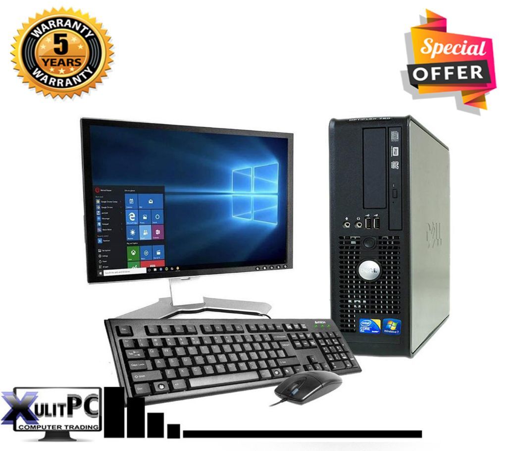 Intel Core i7 RAM 8GB HDD 500GB Graphics 4GB Built in (Internal+External) and Monitor 17 Gaming PC Windows 10 64 Bit Desktop Computer 2019