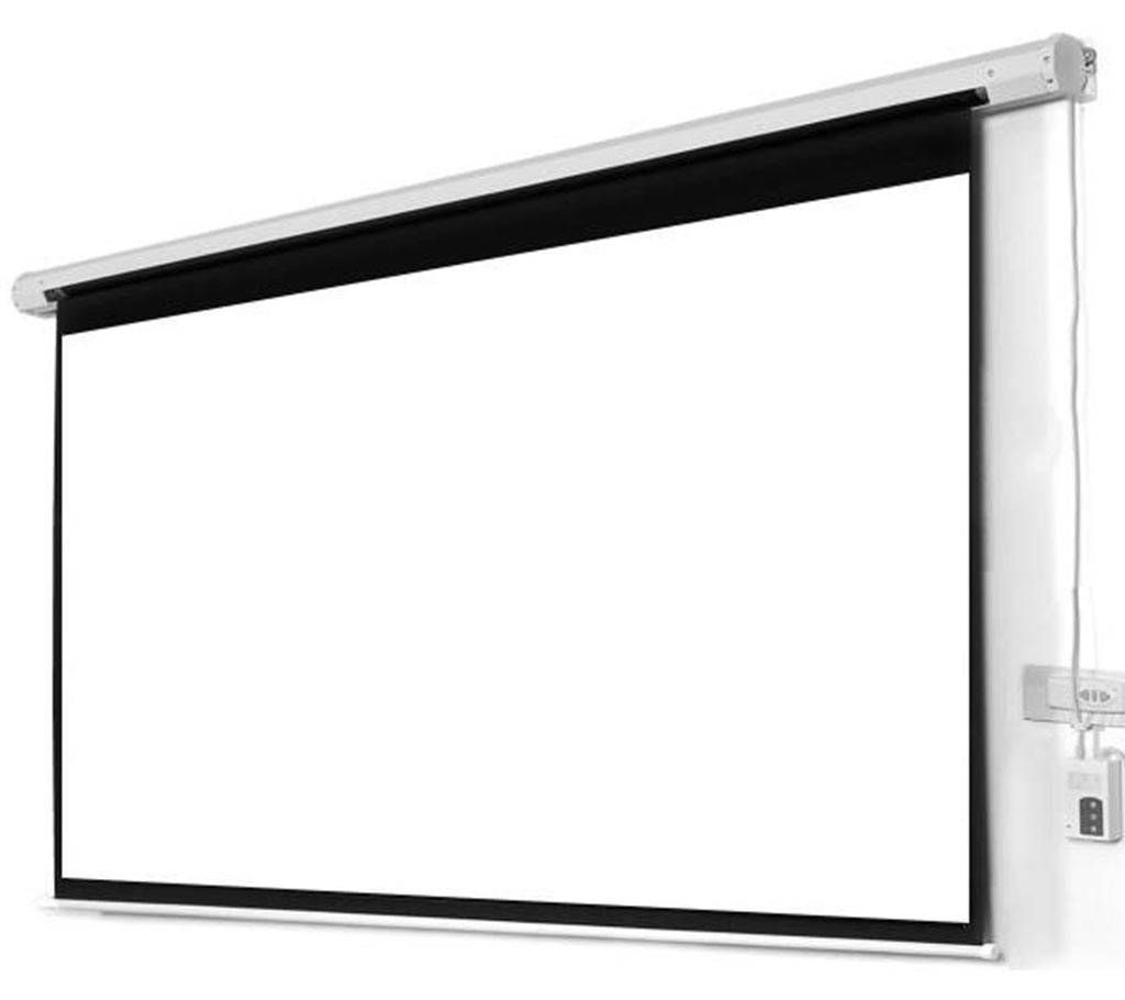 Electric Projector White Screen  Size- 84"X84"