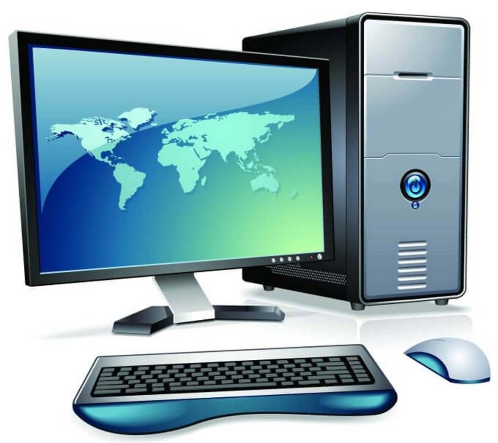 Desktop Intel Core i3 RAM 4GB 500GB Monitor 17" With Mouse And Keyboard 