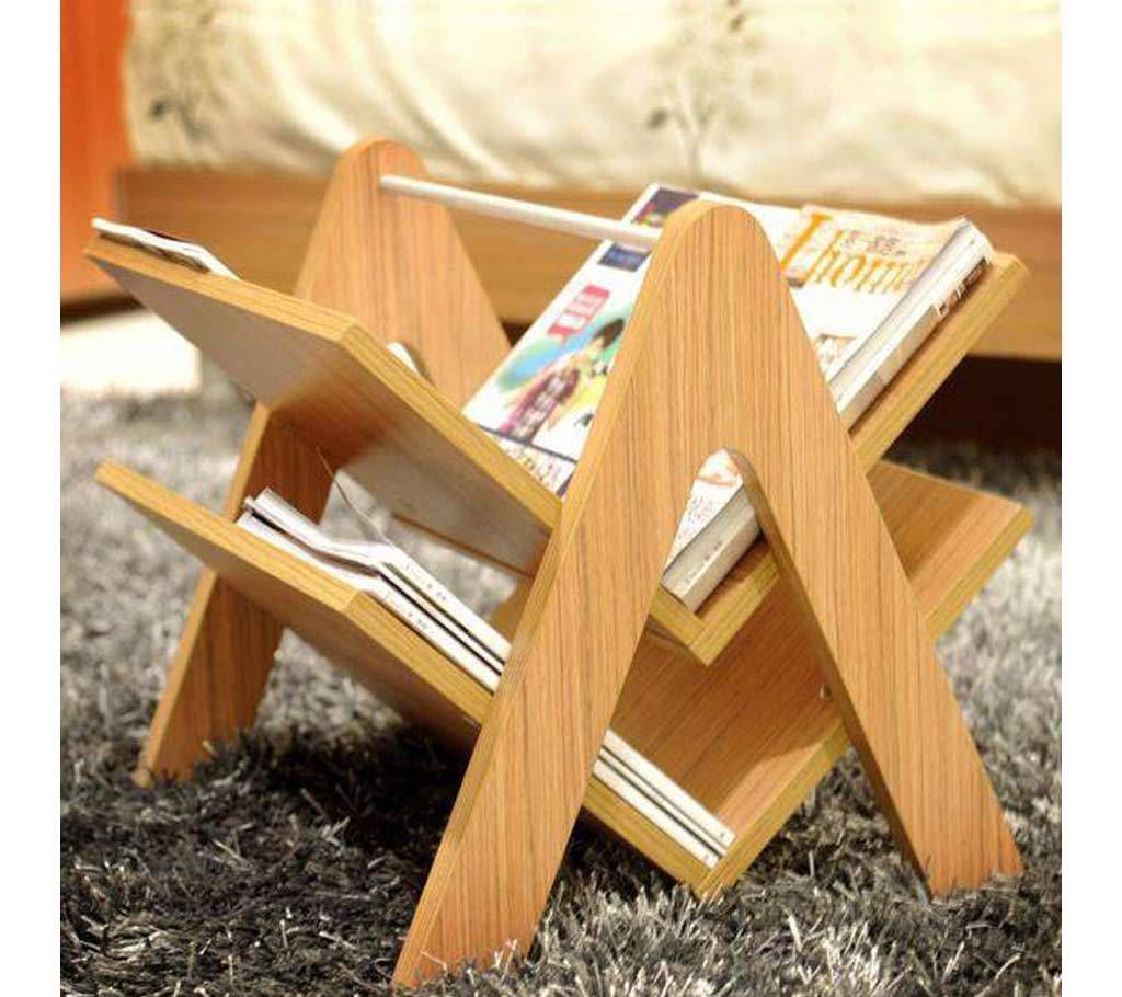 Canadian Oak Wooden magazine Shelf 