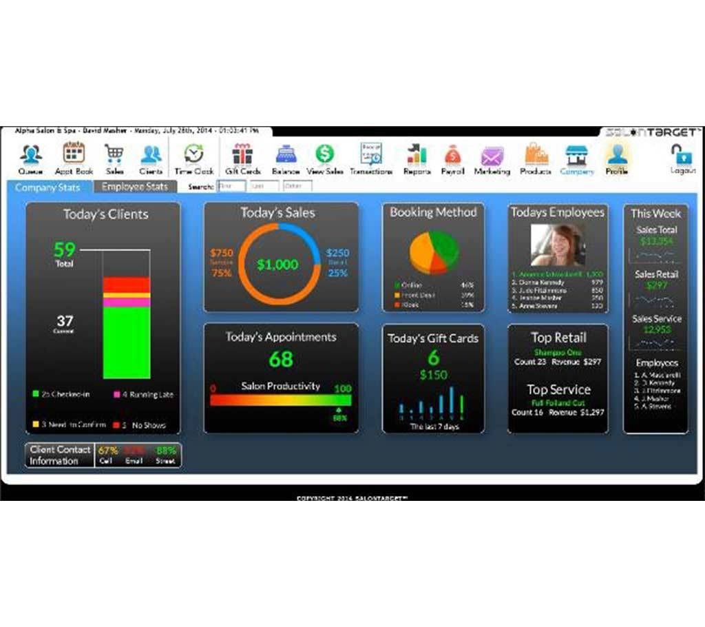 Parlor Management System Software