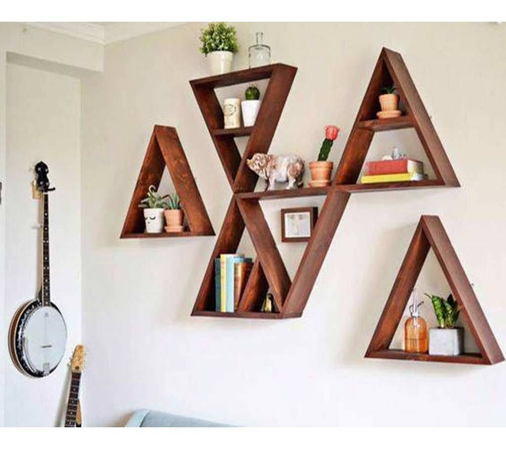 Canadian Oak Wooden Wooden Wall Hanging Shelf 
