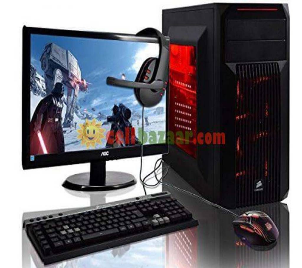 Desktop CPU Intel Core i5 RAM 4GB HDD 1000GB Monitor 17" With Mouse & Keyboard 