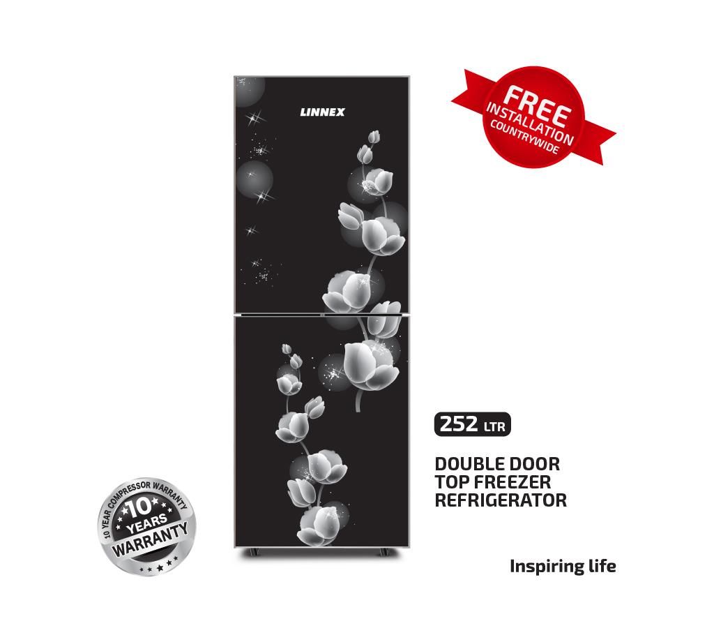 Linnex Refrigerator LNX-REF-252GD-TM-BLK Rose